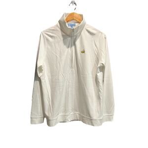 Magnolia Collection White Masters 1/4 Zip LS Pullover Women's Shirt Size Large